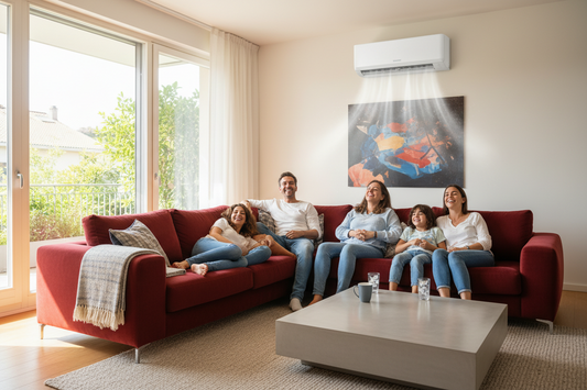 Climatizzatore Condizionatore Midea Inverter Serie EVOLUTION Dual Split 9000+12000 Btu M2OD-18HFN8-Q R-32 Wi-Fi Integrato