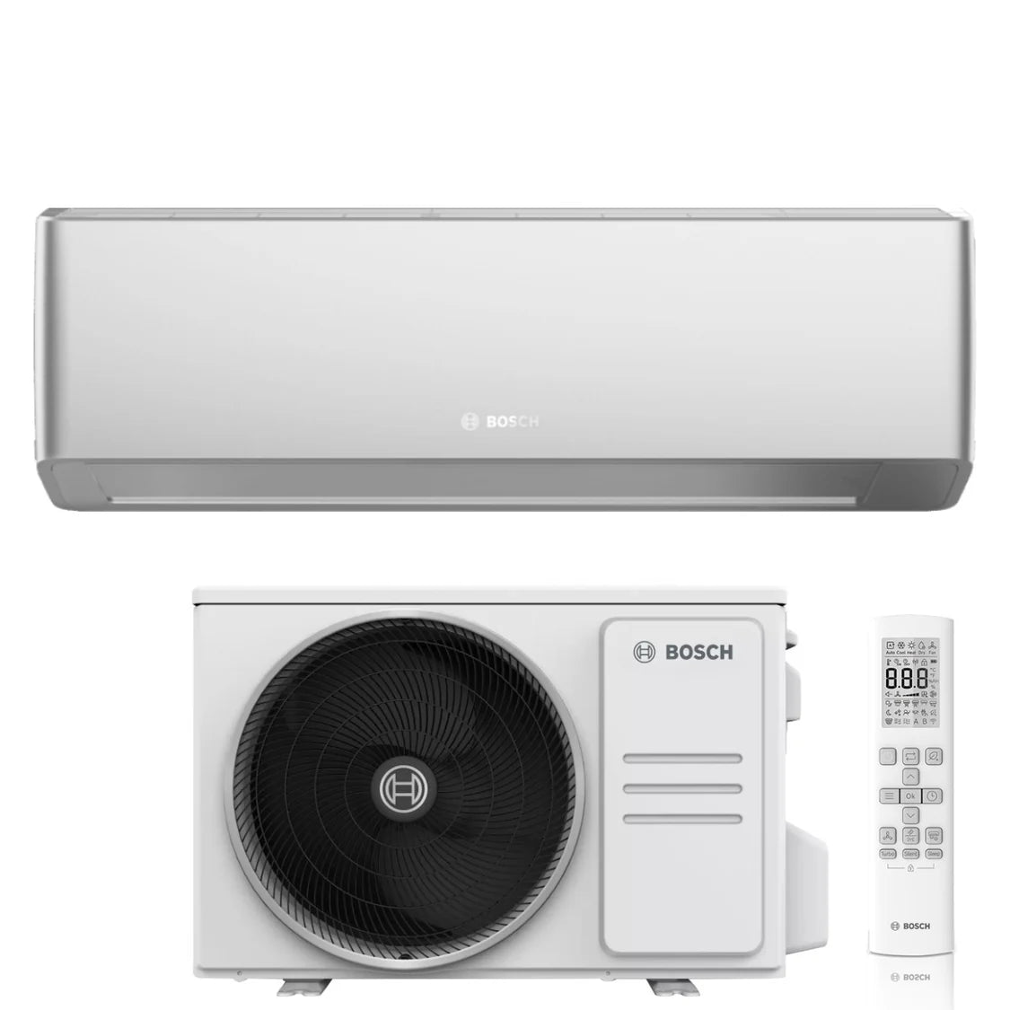 Climatizzatore Condizionatore Bosch CLIMATE 7000i SILVER 9000 Btu CL7000I-SET 26 E R-32 Wi-Fi Integrato