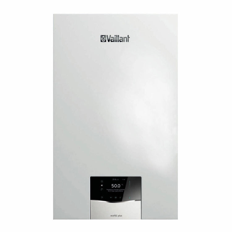 Caldaia a Condensazione Vaillant ecoTEC Plus VMI 30 CS/1-5 con Bollitore 0010025187 Metano / Gpl Low NOx Completa di kit scarico fumi