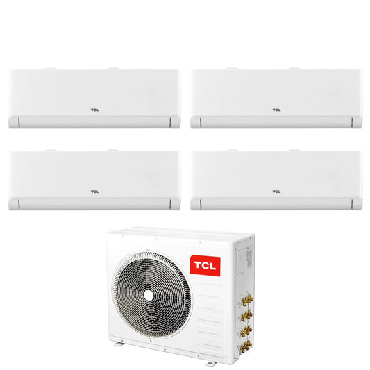 Climatizzatore Condizionatore TCL Inverter serie BREEZEIN Quadri Split 9000+9000+9000+9000 Btu MT3240 R-32 Wi-Fi Integrato