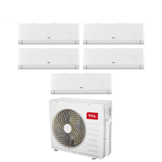 Climatizzatore Condizionatore TCL Inverter serie BREEZEIN Penta Split 9000+9000+9000+9000+12000 Btu MT4250 R-32 Wi-Fi Integrato